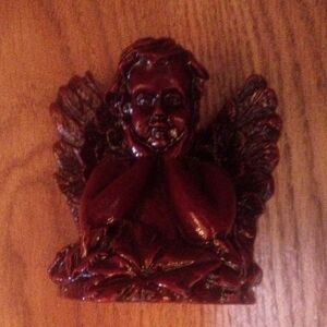 Wooden Angel Figurine